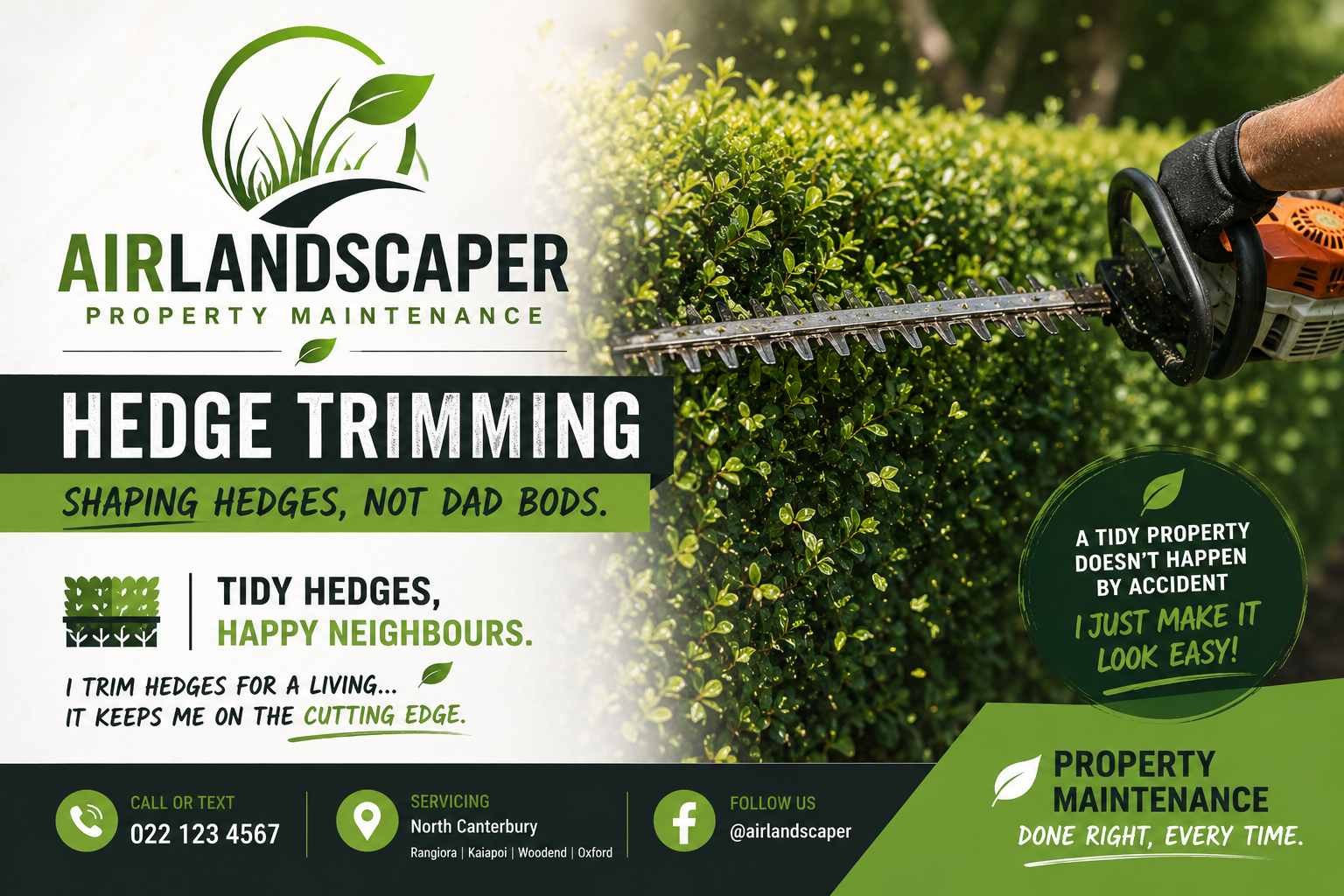 North Canterbury property maintenance and lawn care
